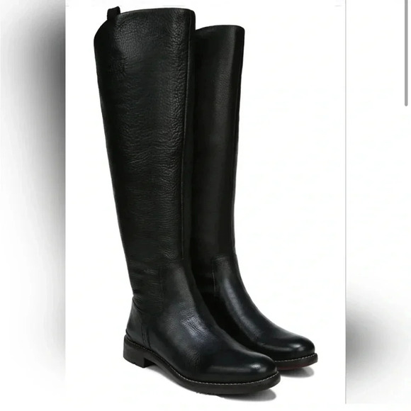 Anthropologie x Franco Sarto Black Leather Boots - Picture 3 of 10